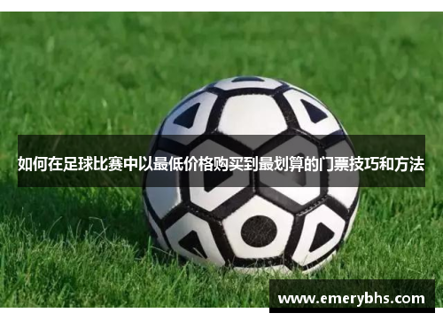 如何在足球比赛中以最低价格购买到最划算的门票技巧和方法